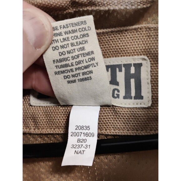 Men's Duluth Trading Company Faux Fur Sherpa Jacket Full Zip Size Medium - Picture 10 of 12